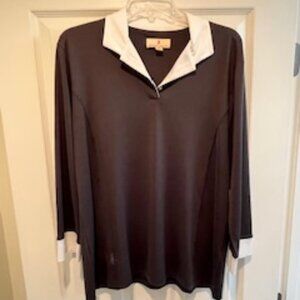 Sport Haley Gray 3/4 sleeve golf shirt